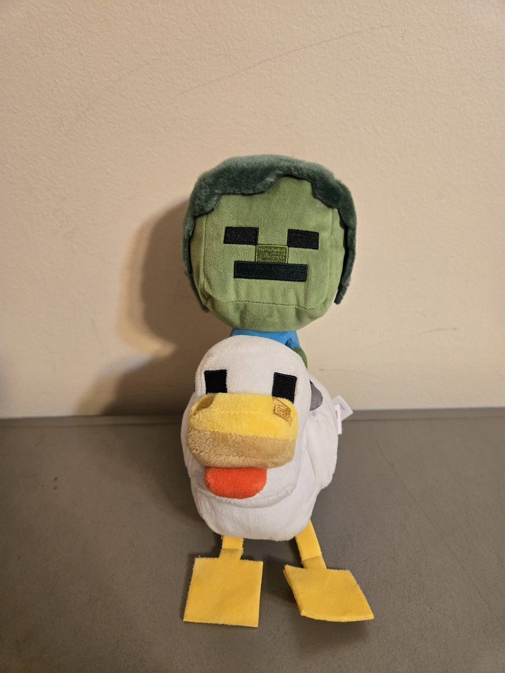 Mattel Minecraft Zombie Chicken Jockey 8" Plush Toy